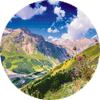Приэльбрусье горы альпийские луга