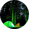 Архыз палатка ночь лес