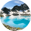 Архыз голубое озеро в горах