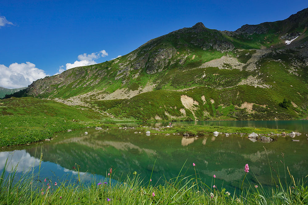 Озеро горы Архыз Кавказ
