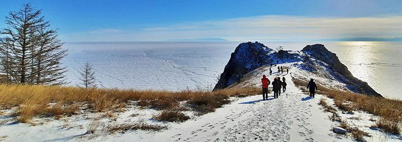 Остров Ольхон мыс фото зима