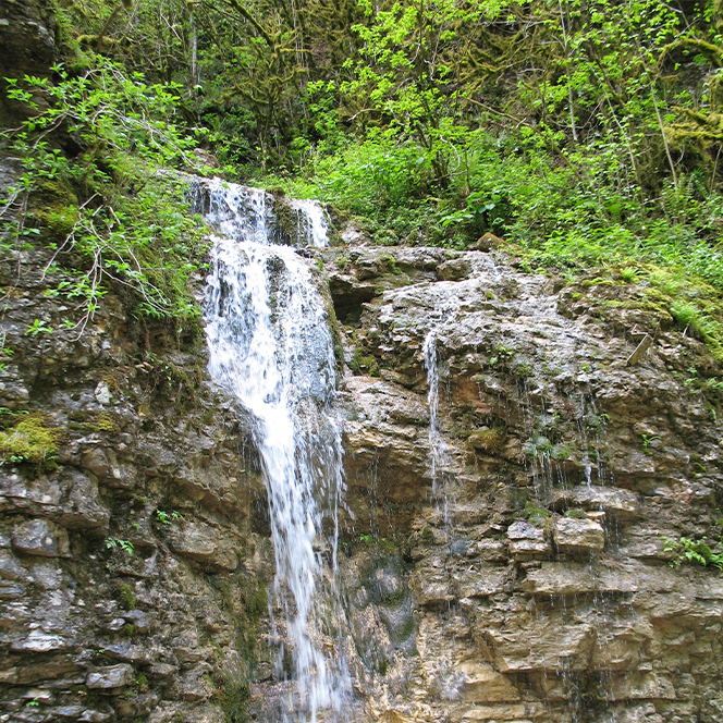 Адыгея каскадный водопад