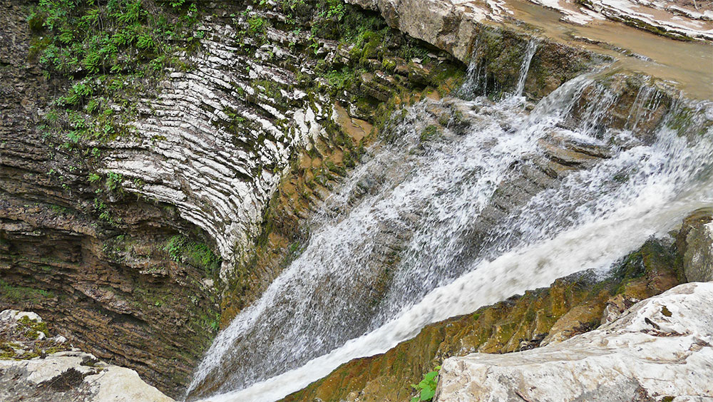 Адыгея водопады Руфабго каскадный водопад