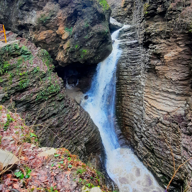 Адыгея водопады Руфабго летом