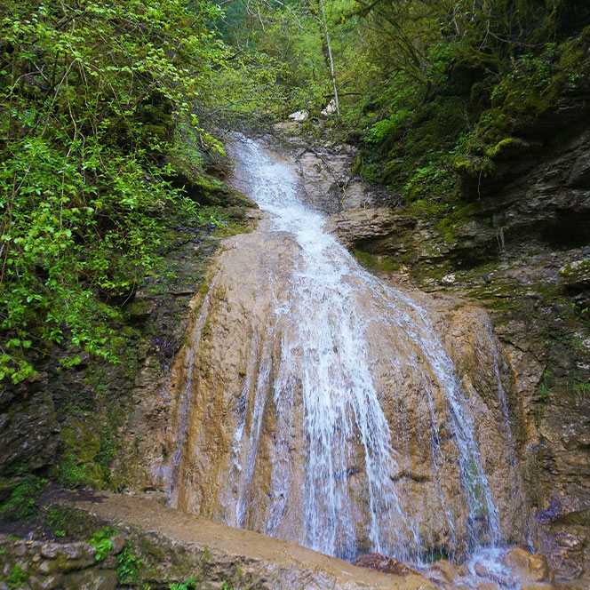 Мезмай Гуамка водопад фотография