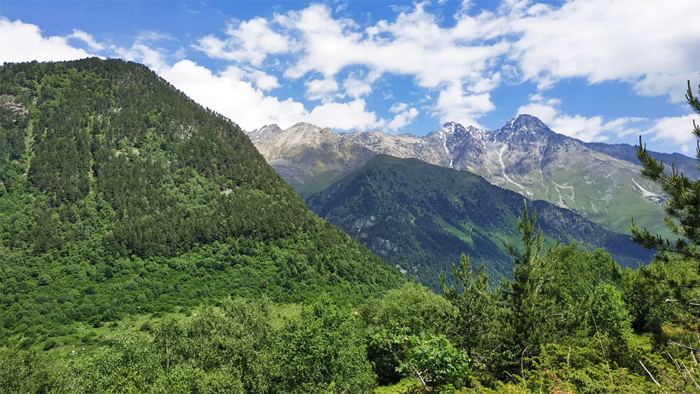 Северная Осетия Гора Кубус Суганский хребет