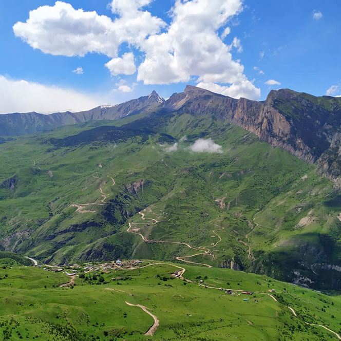Северная Осетия Скалистый хребет