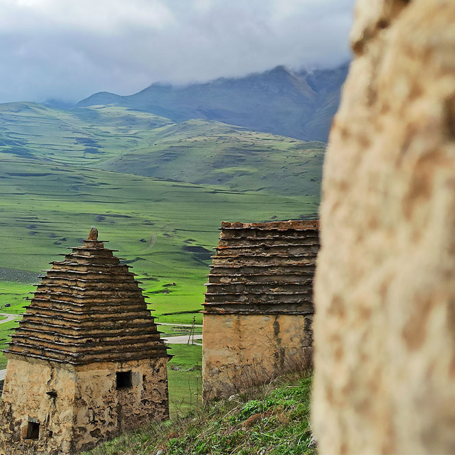 Северная Осетия фото Даргавс домики