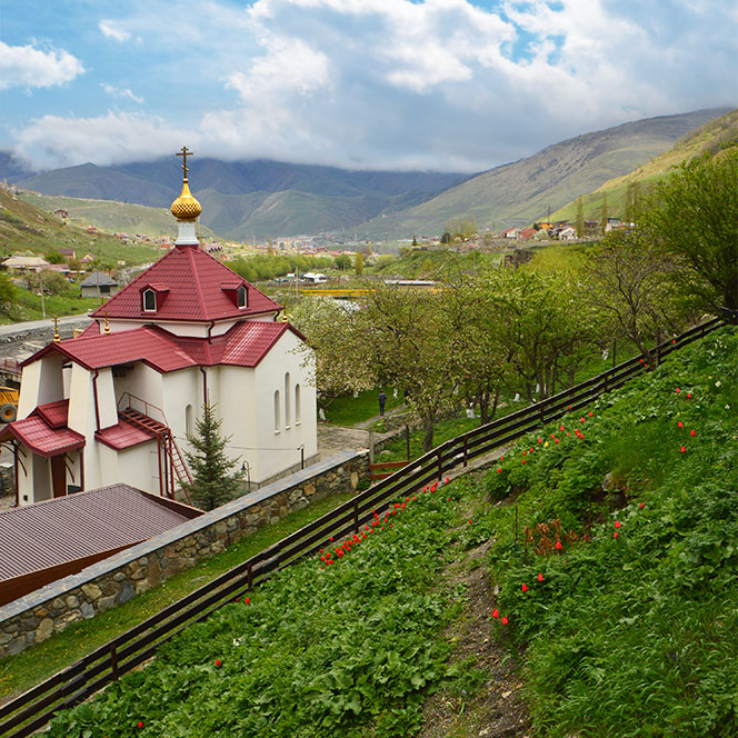 Северная Осетия Аланский монастырь часовня