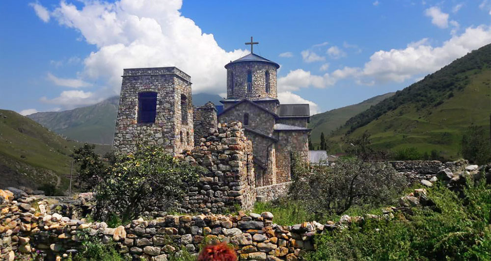 Северная Осетия Куртатинское ущелье монастырь