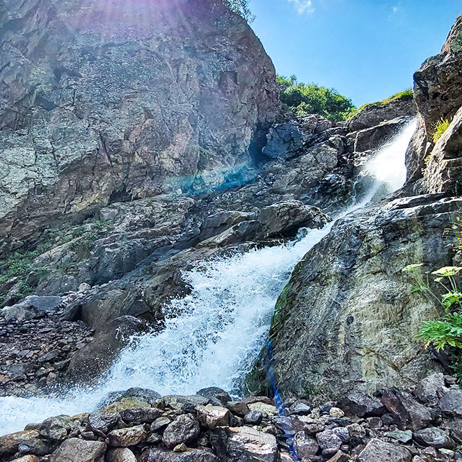 Адыр-Су водопад Койавган фотография