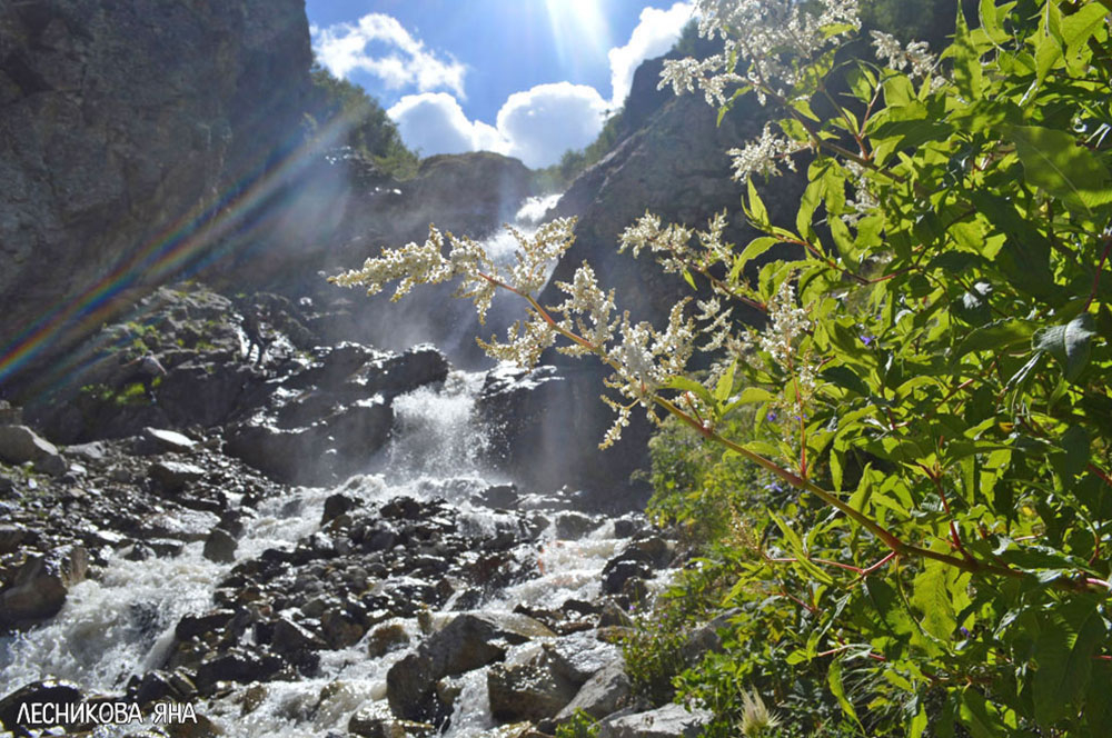 Приэльбрусье ущелье Адыр-Су водопад Койавган