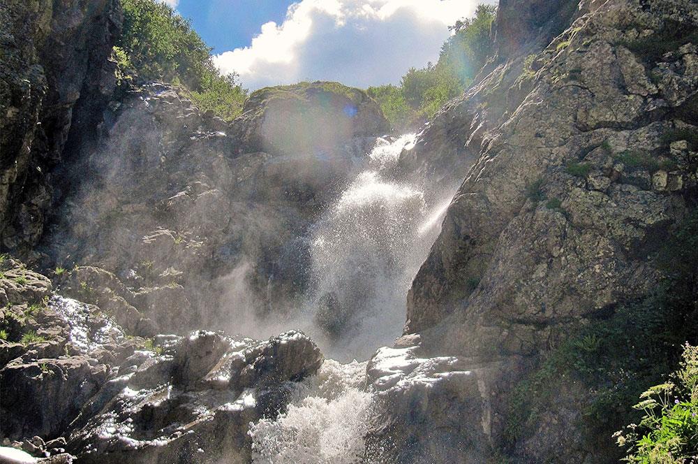 Водопад Койавган Уллу-Тау фотография