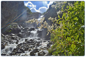 Водопад Койавган Приэльбрусье фотография