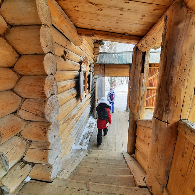 Байкал музей Тальцы деревянный дом