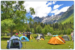 Палатки горы Кавказ фото