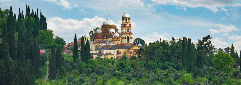 Абхазия монастырь море