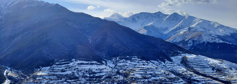 Ингушетия горы зима фото