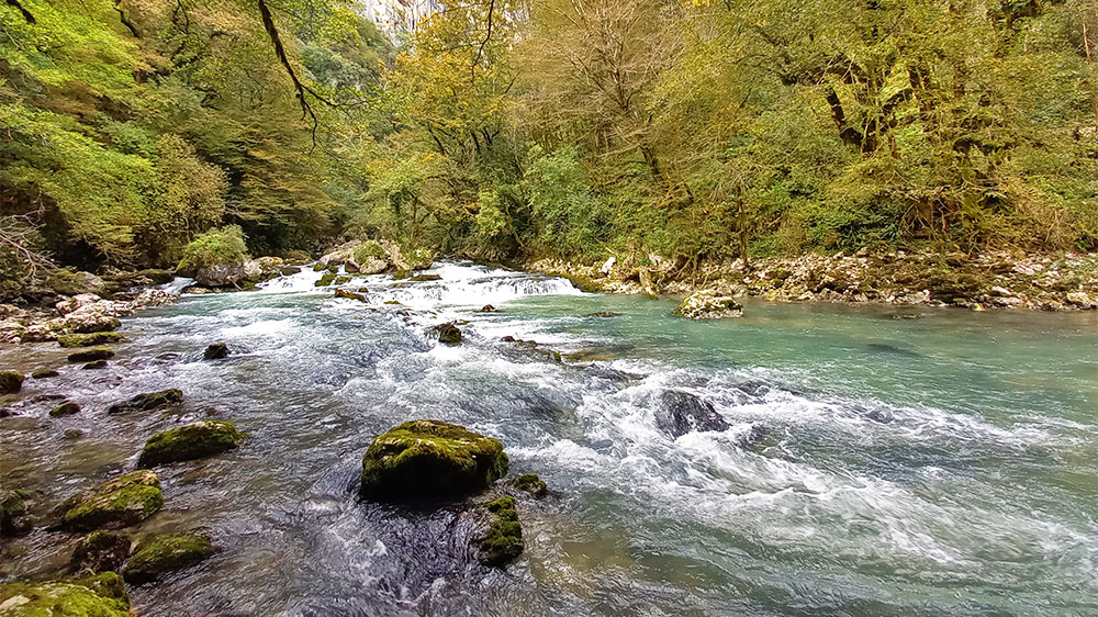 Горная река Абхазия фото