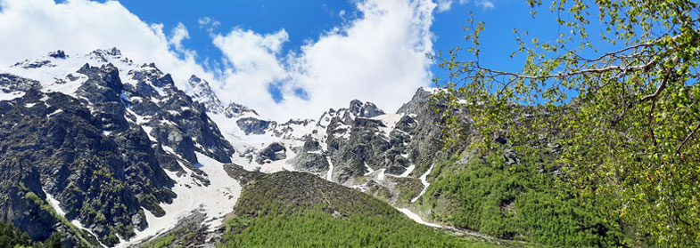 Кавказ Приэльбрусье Адыл-Су горы ледники