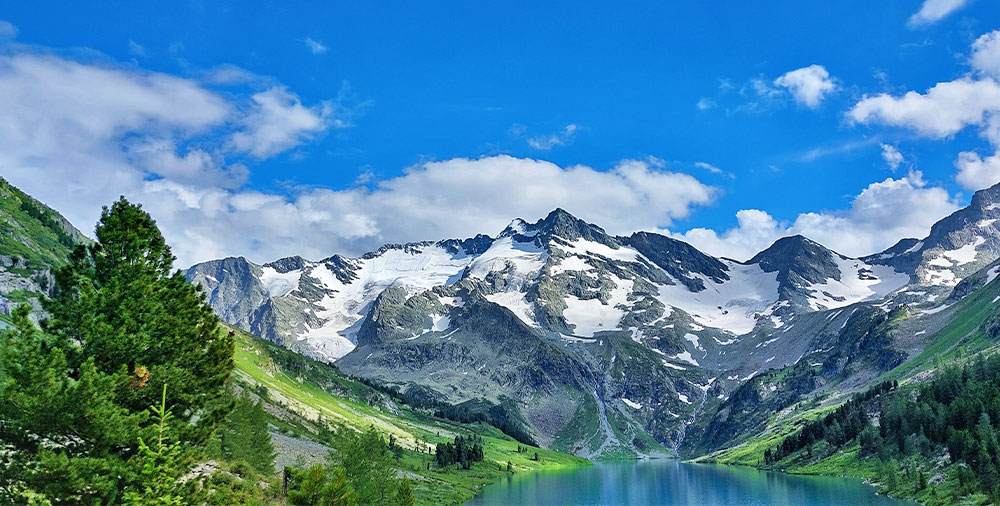 Алтай Поперечное озеро горы