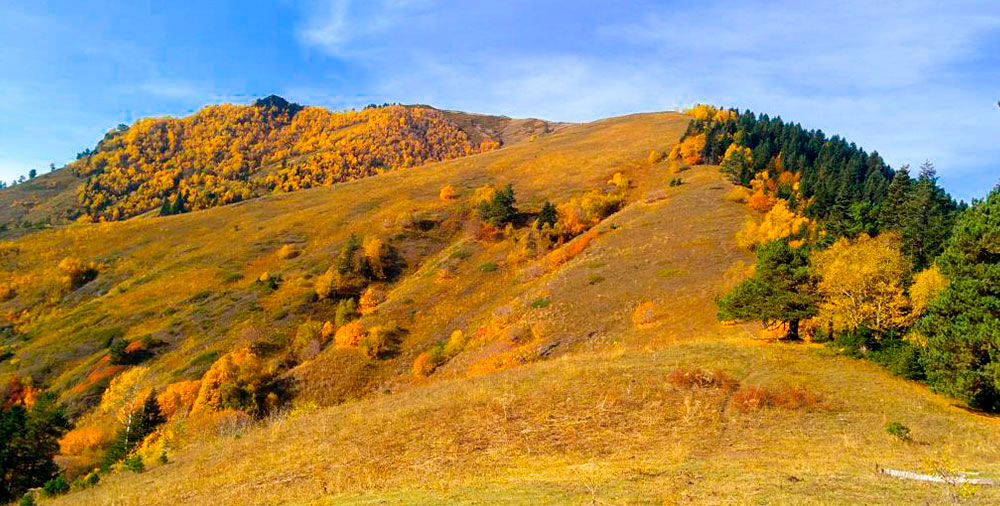 Архыз гора Смирнова осень фотография