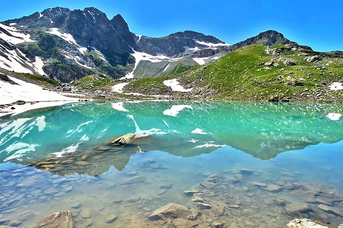 Кавказ Архыз Софийское озеро горы лето поход