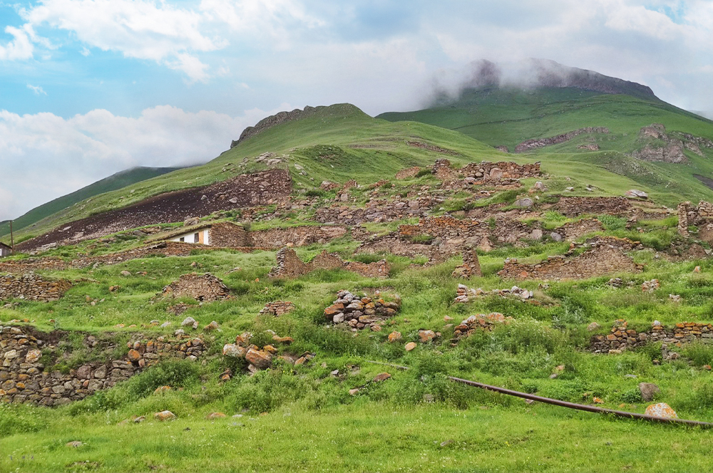 Шики остатки села дома