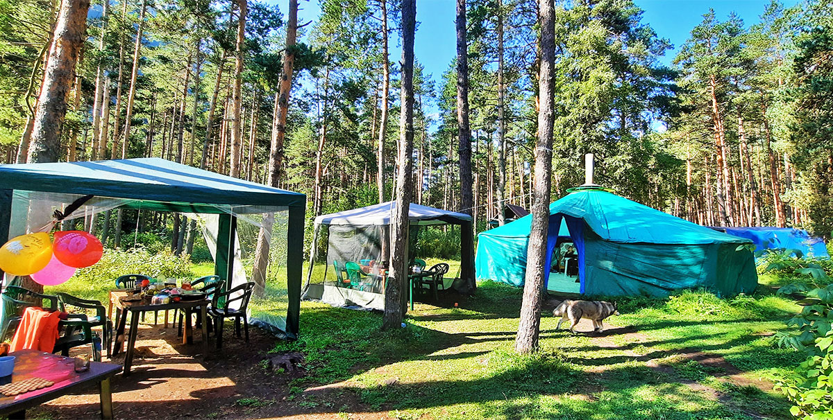 Аксаут лагерь Эдельвейс шатер