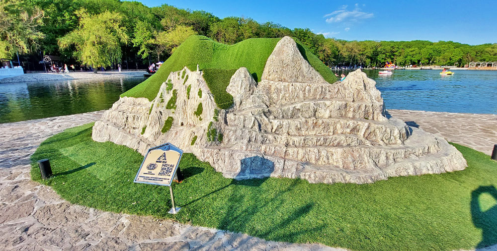 Железноводск гора Змейка макет фото