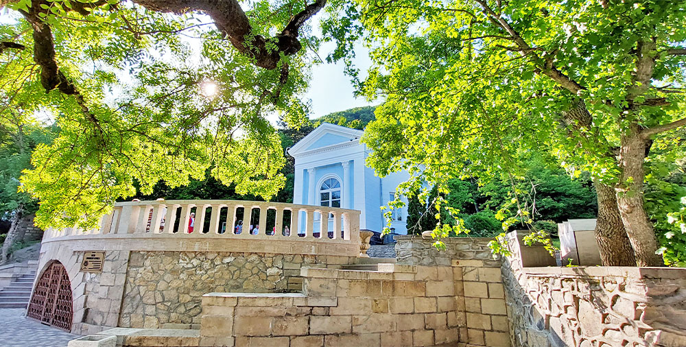 Железноводск курортная лестница Славяновский бювет