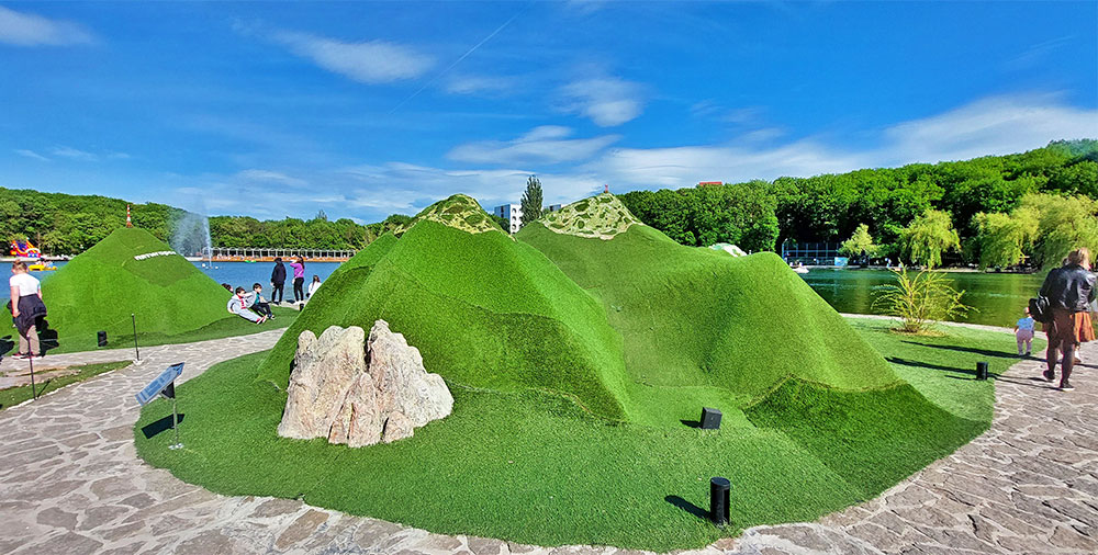 Курортное озеро горы Кавминвод