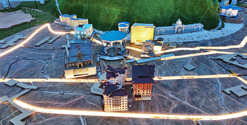 Игрушечный город подсветка