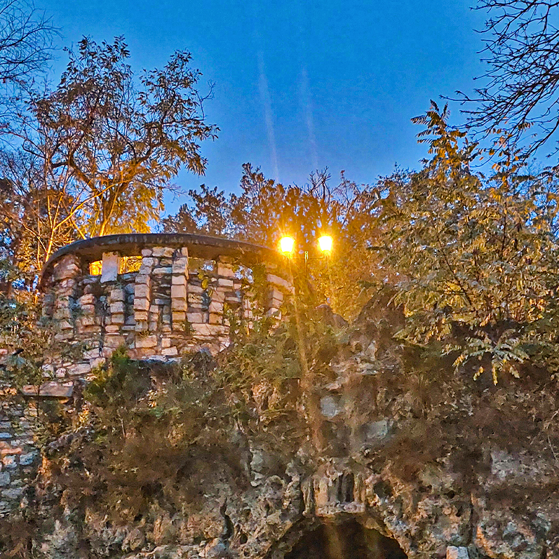 Пятигорск грот Дианы подсветка