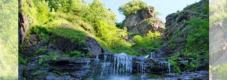 Кавказ водопад Архыза