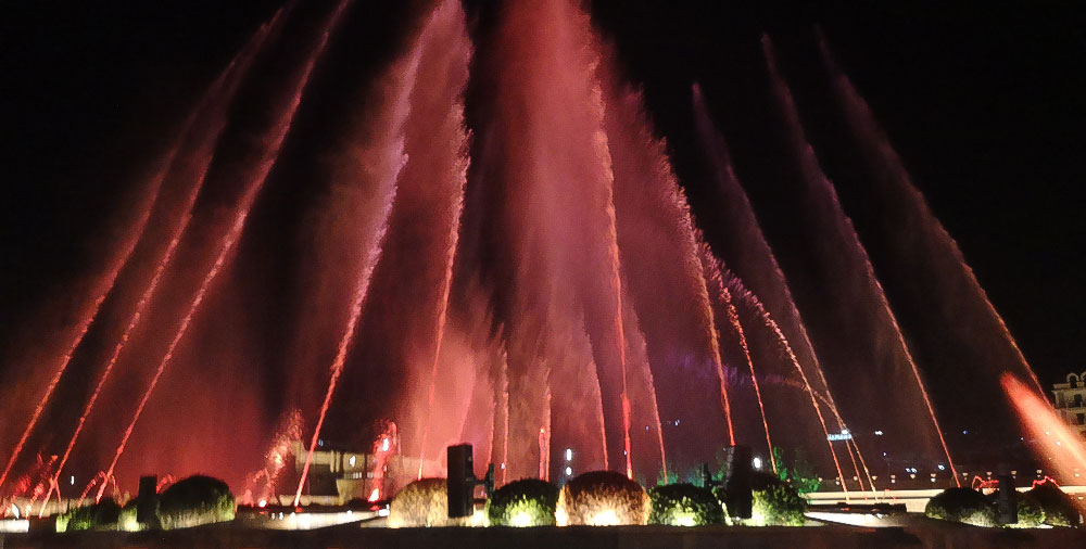 Дербент фонтан подсветка