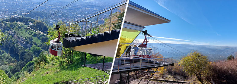 Канатка Кисловодск лето осень