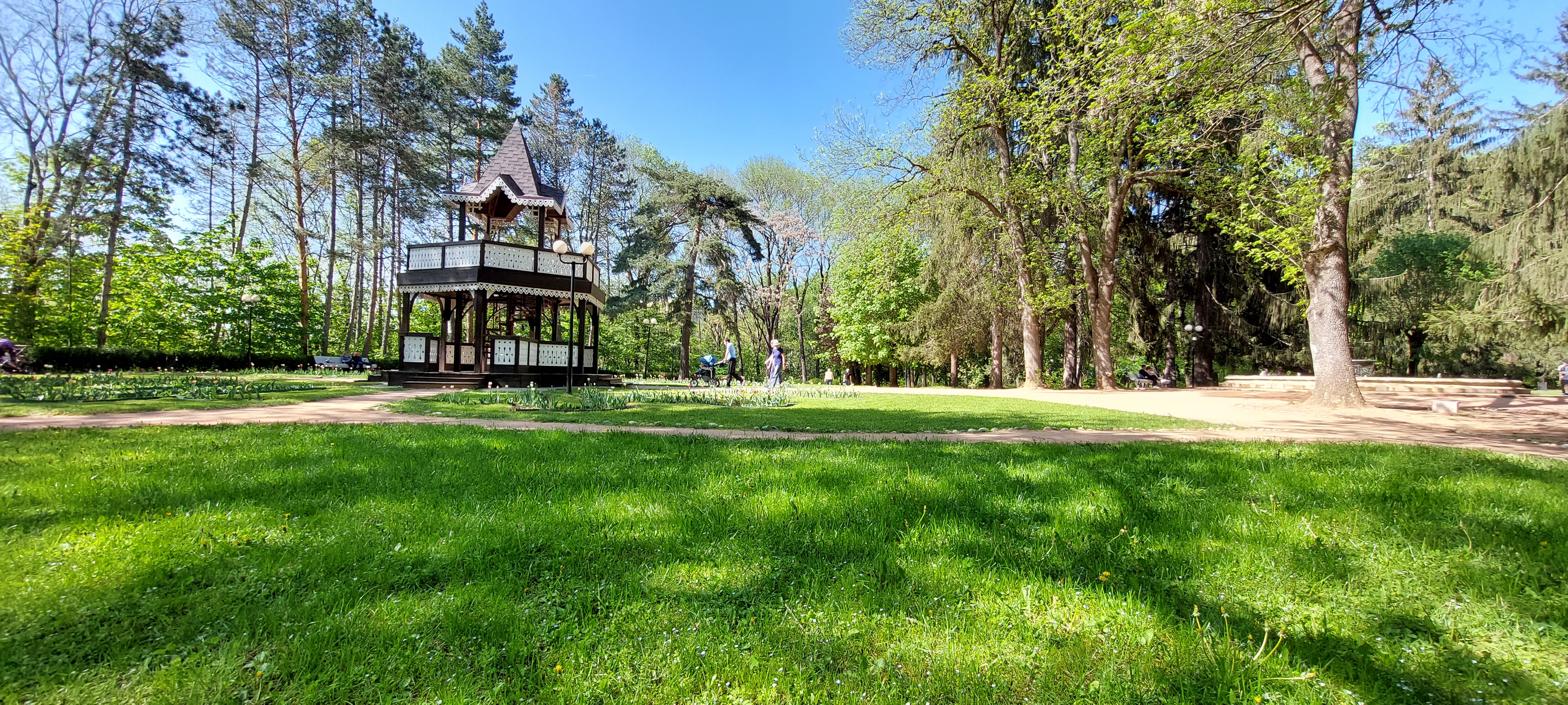 Кисловодский парк беседка май