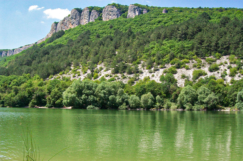Крым Мангуп озеро купание