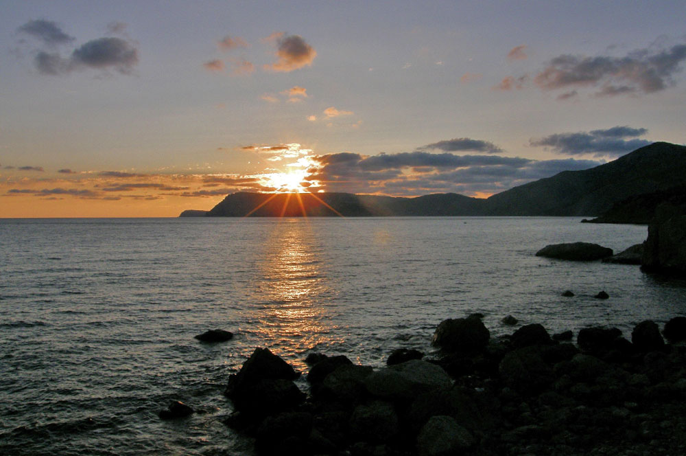 Крым Балаклава Инжир море закат горы