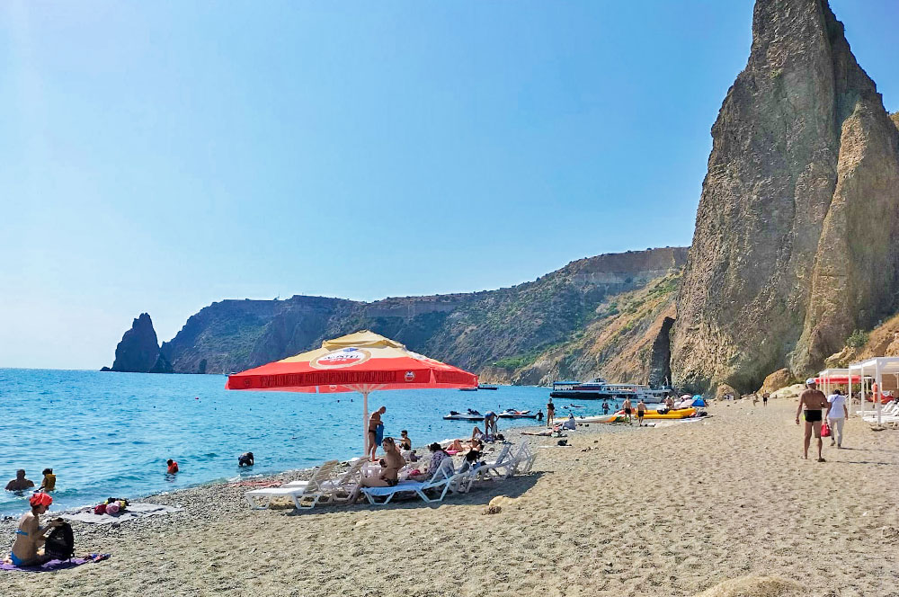 Крым Черное море Яшмовый пляж фото