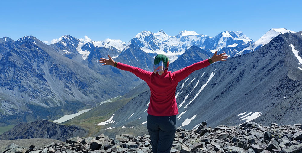 Виды огонь!! Алтай перевал Кара-Тюрек виды огонь