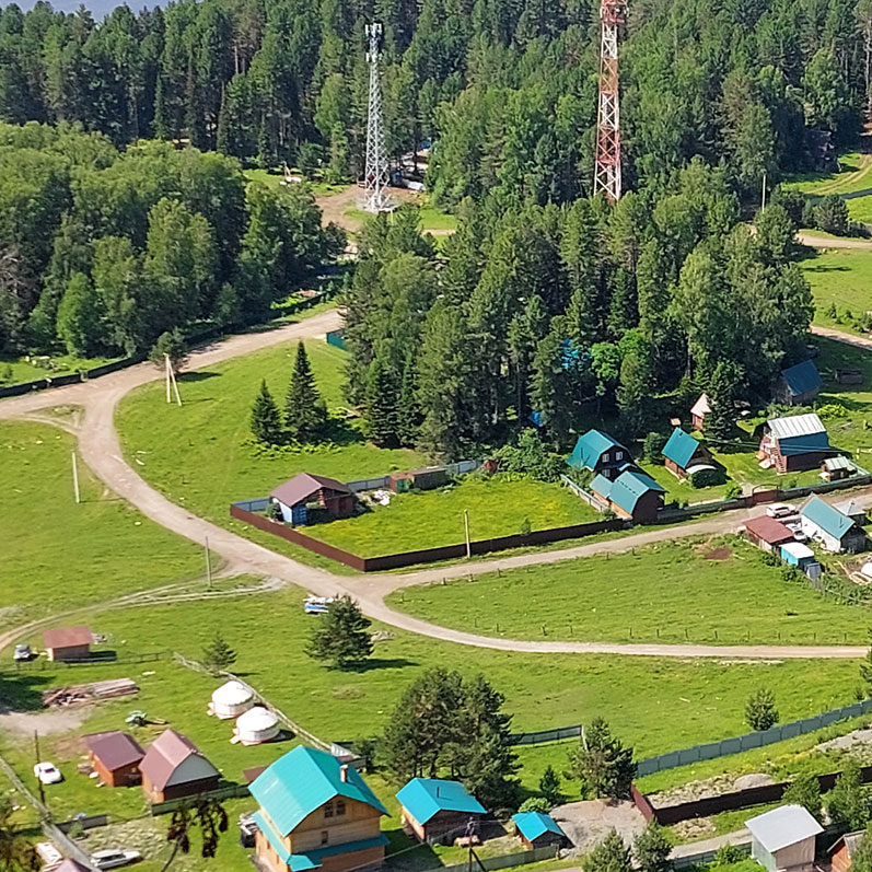 Домики в селе Артыбаш Алтай село Артыбаш домики