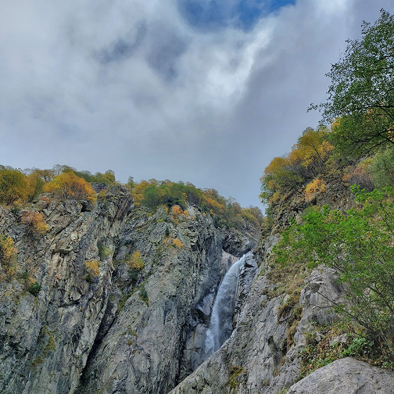 Верхняя Балкария водопад