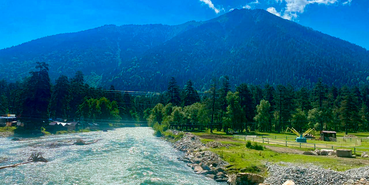 Архыз река Псыш зеленая