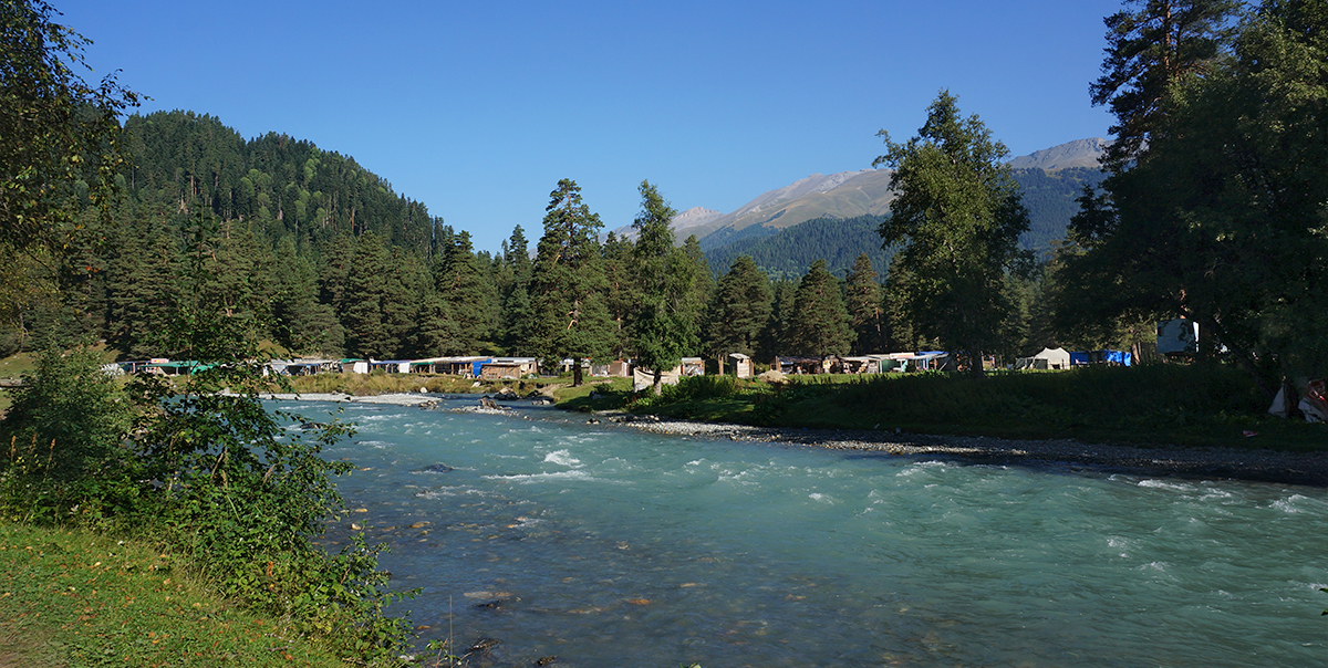 Архыз поляна Таулу река Псыш
