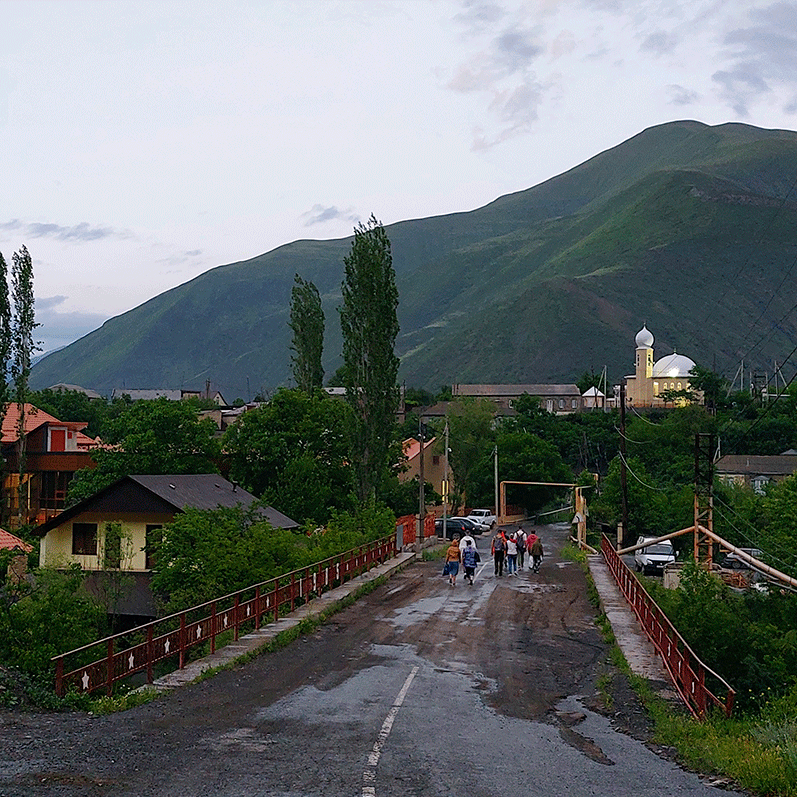 Курукал путь к Ахтынским баням