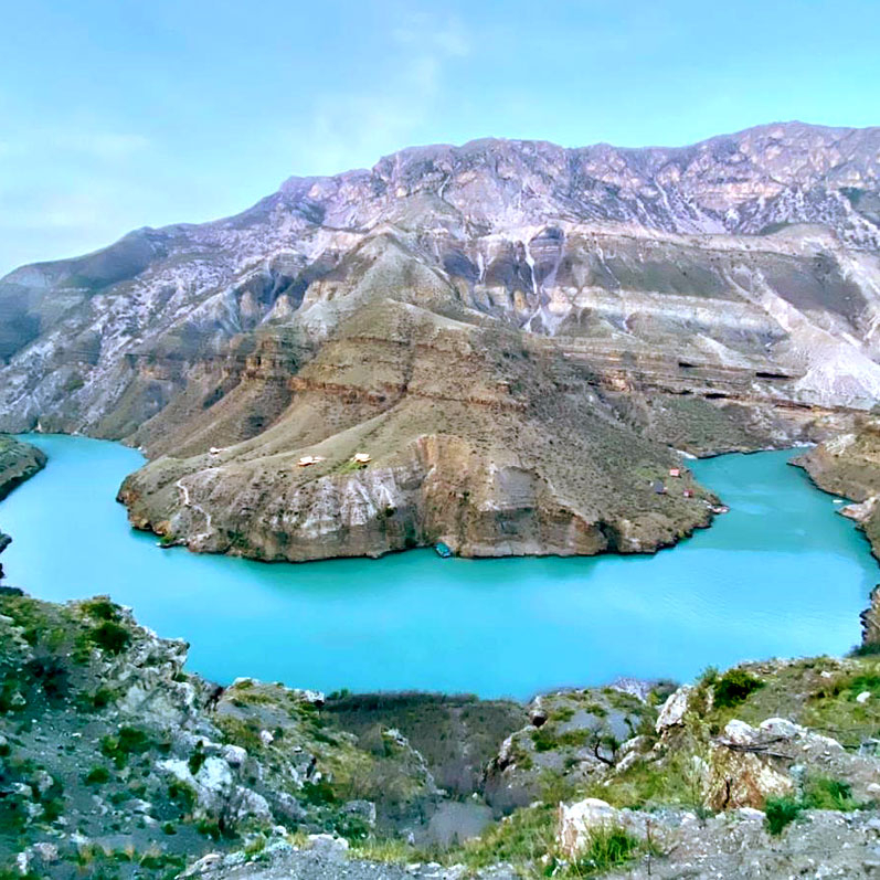 Дагестан Сулакский каньон изгиб