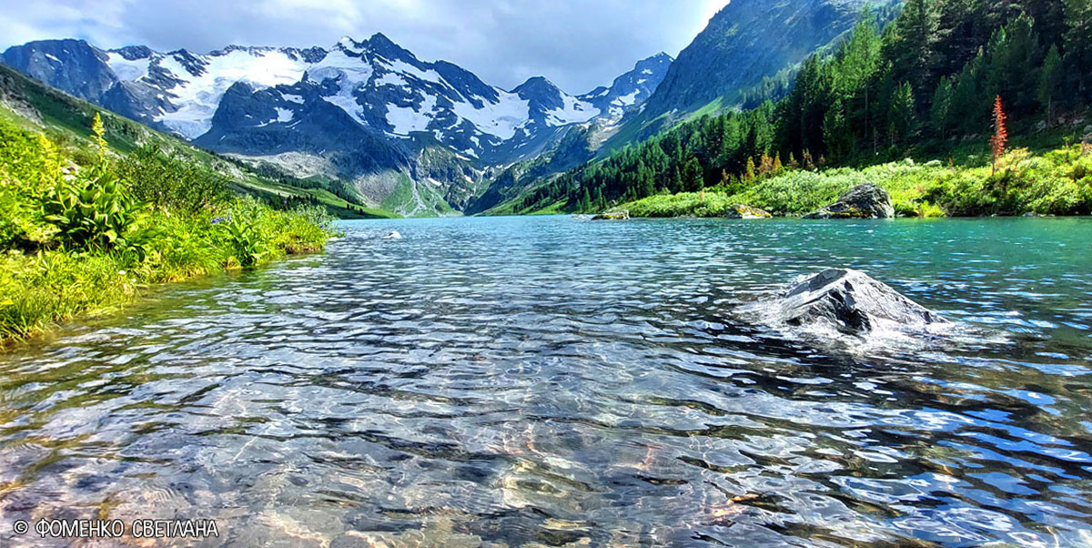 Алтай озеро Поперечное вода