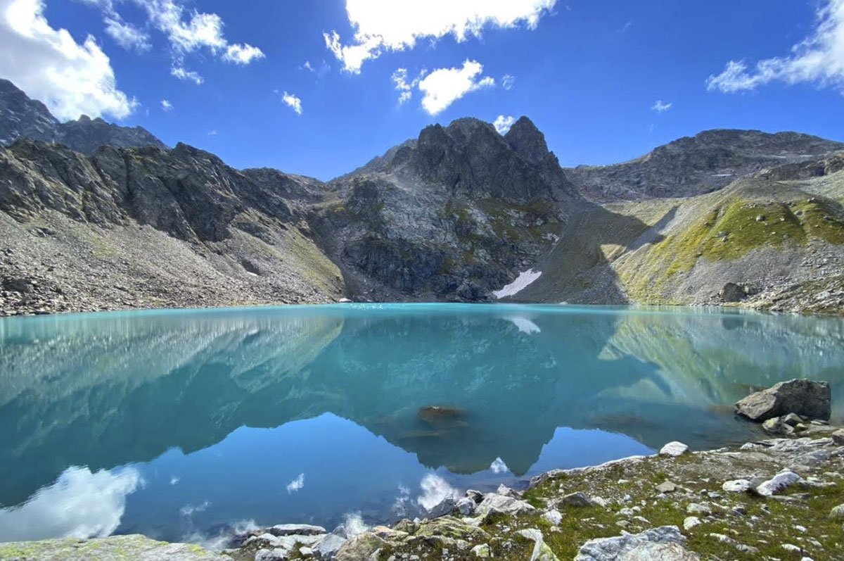 Кавказ Архыз Большое Софийское озеро голубое